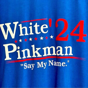 NEW BREAKING BAD - Election Shirt - White/Pinkman 2024 - “SAY MY NAME.”